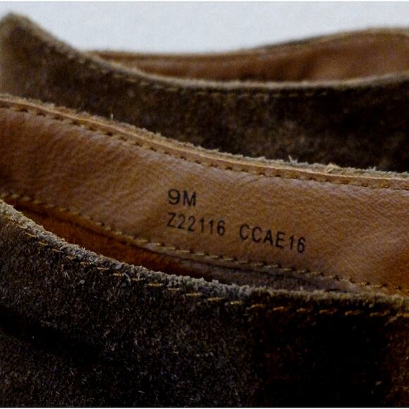 BOC Naydeen suede shooties brown booties wedge heel Size 9 - Picture 5 of 6